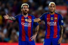 Neymar talks up hopes of reunion with Lionel Messi at PSG