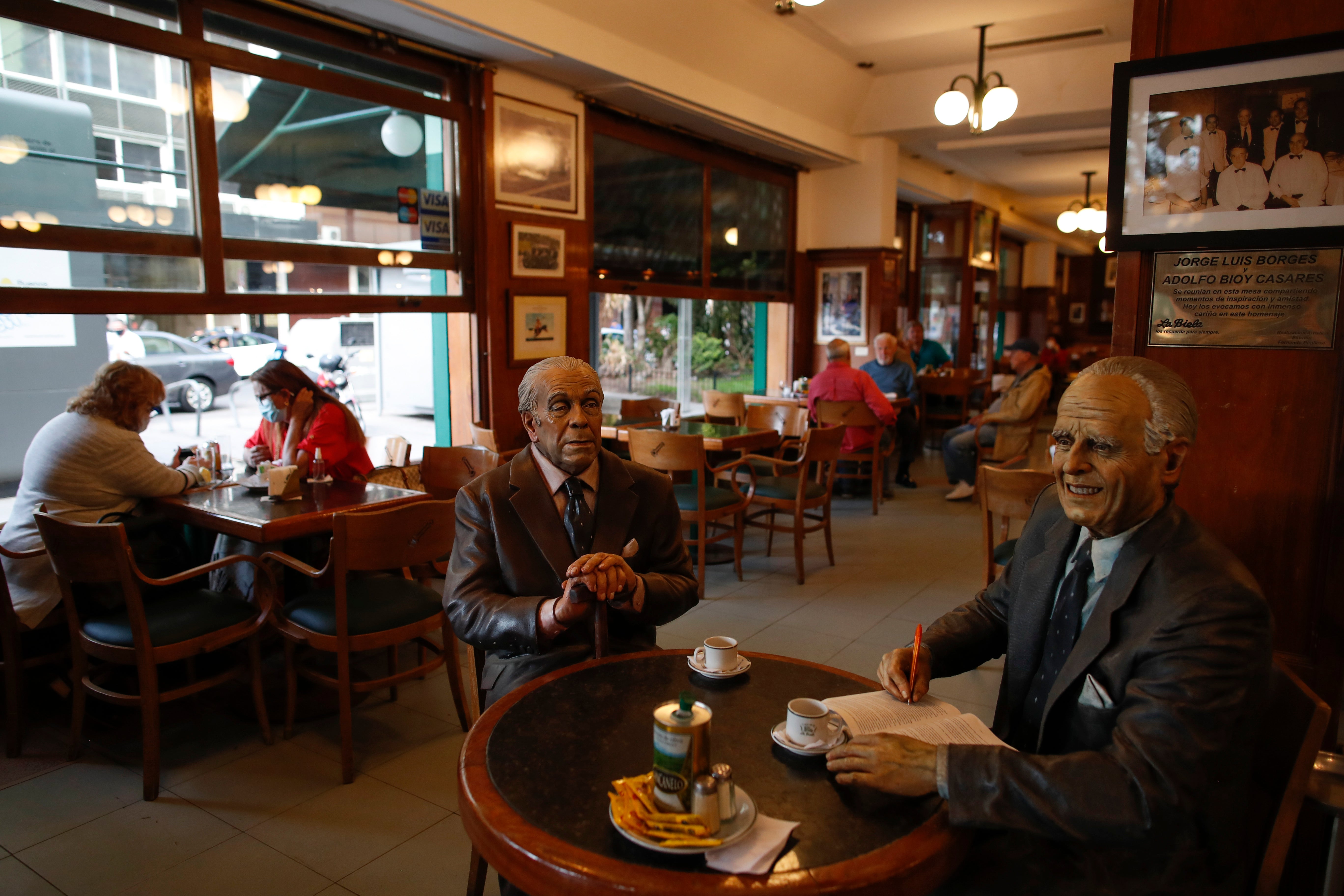 Virus Outbreak Argentina Collapsing Cafes