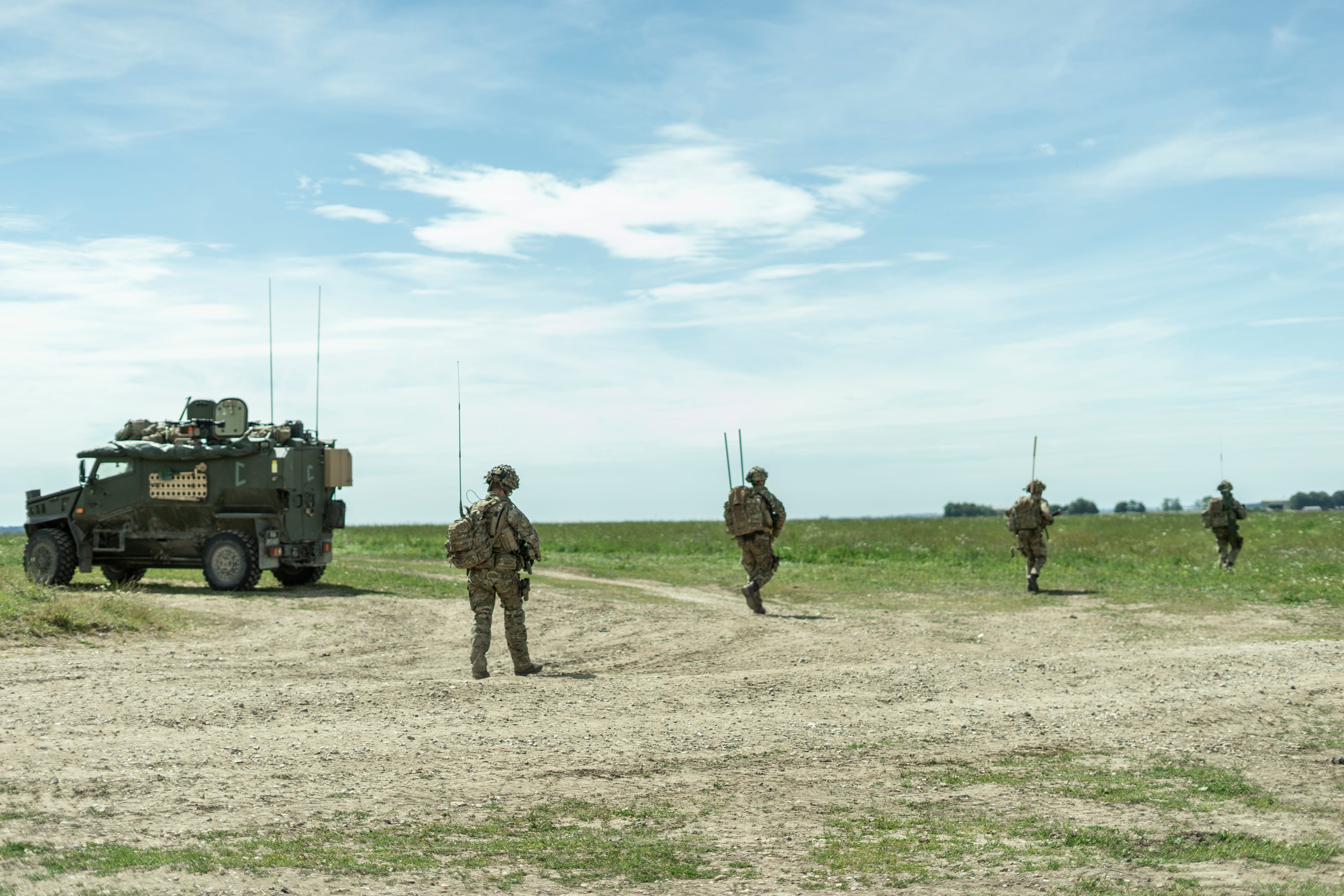 The army frequents carries out exercises in the Salisbury Plain