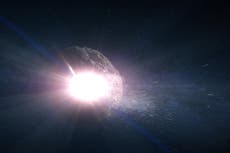 Asteroid shines ‘ten times brighter than moon’