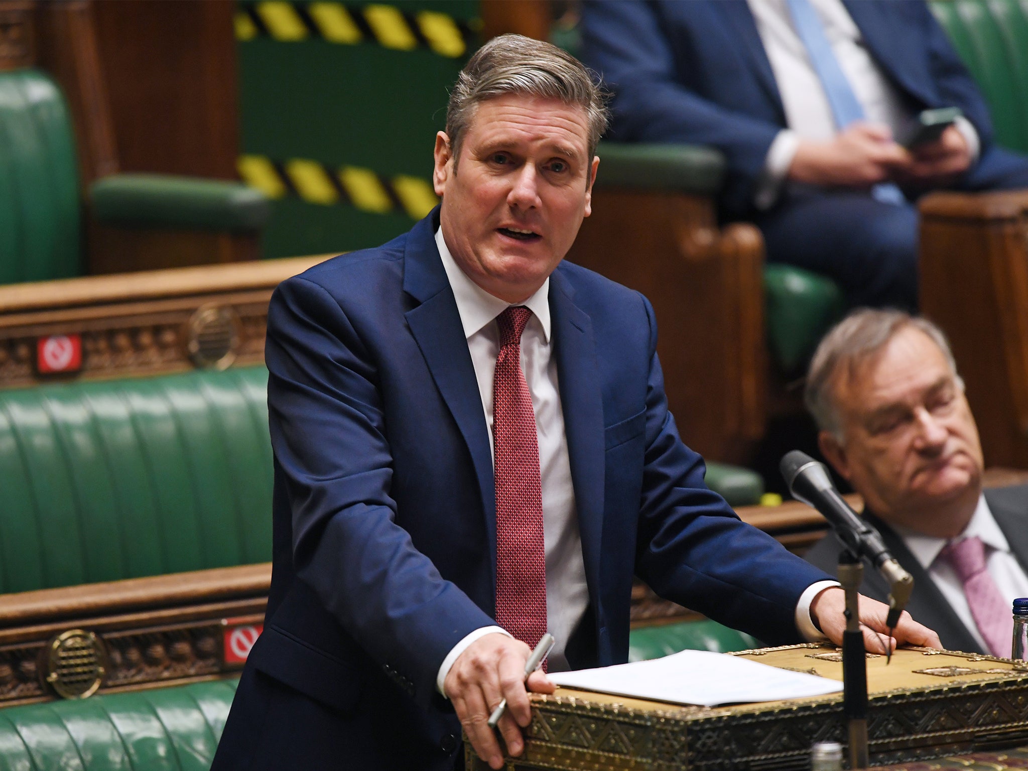 Keir Starmer in the House of Commons