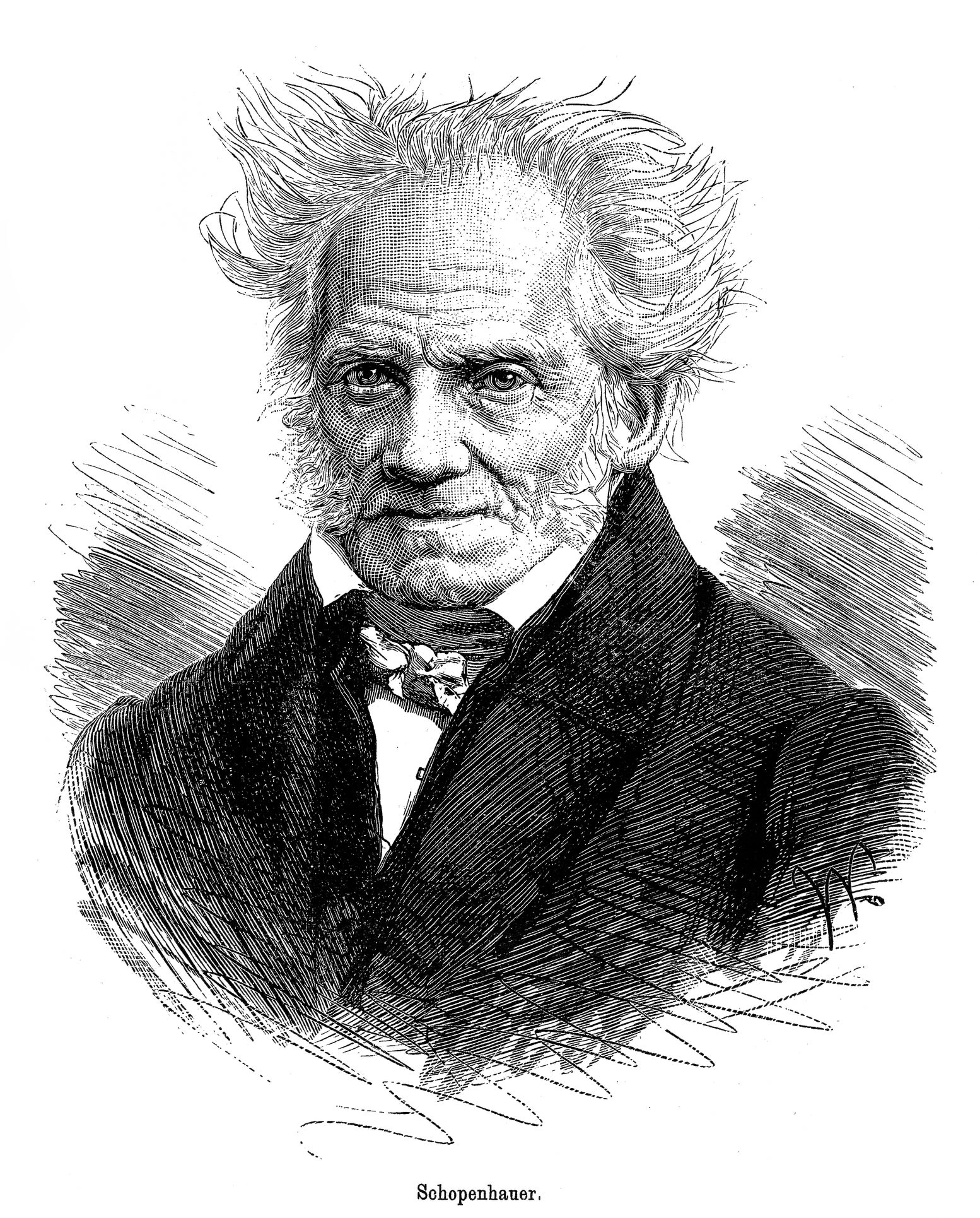 German philosopher Arthur Schopenhauer, the father of modern pessimism