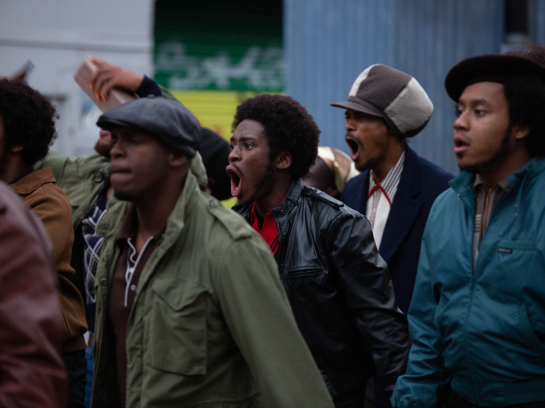 Alex Wheatle (Sheyi Cole) amid civil unrest in Steve McQueen’s Small Axe