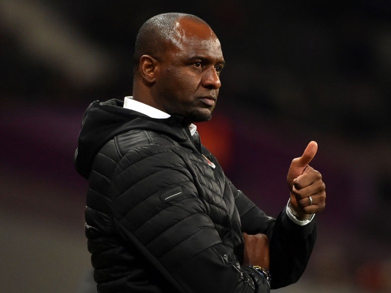 Nice coach Patrick Vieira