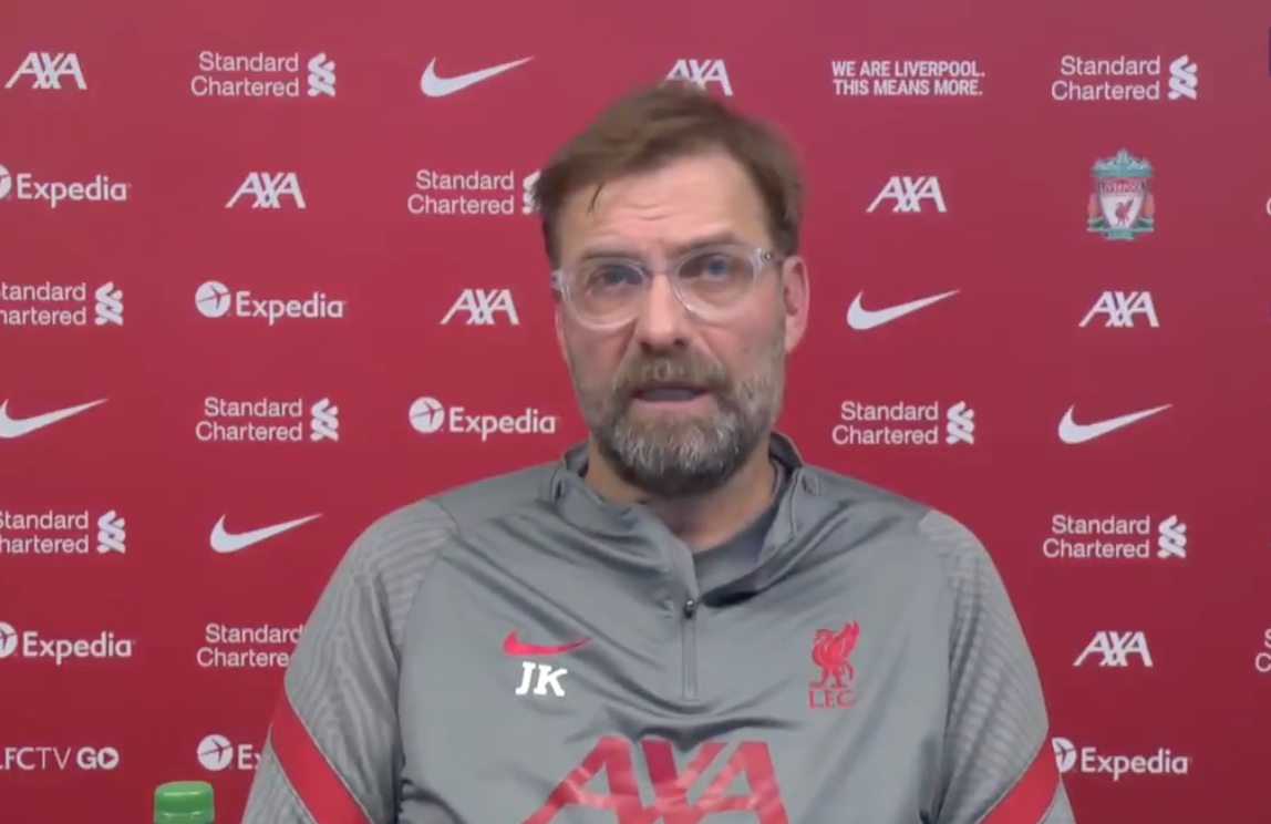 Liverpool manager Jurgen Klopp