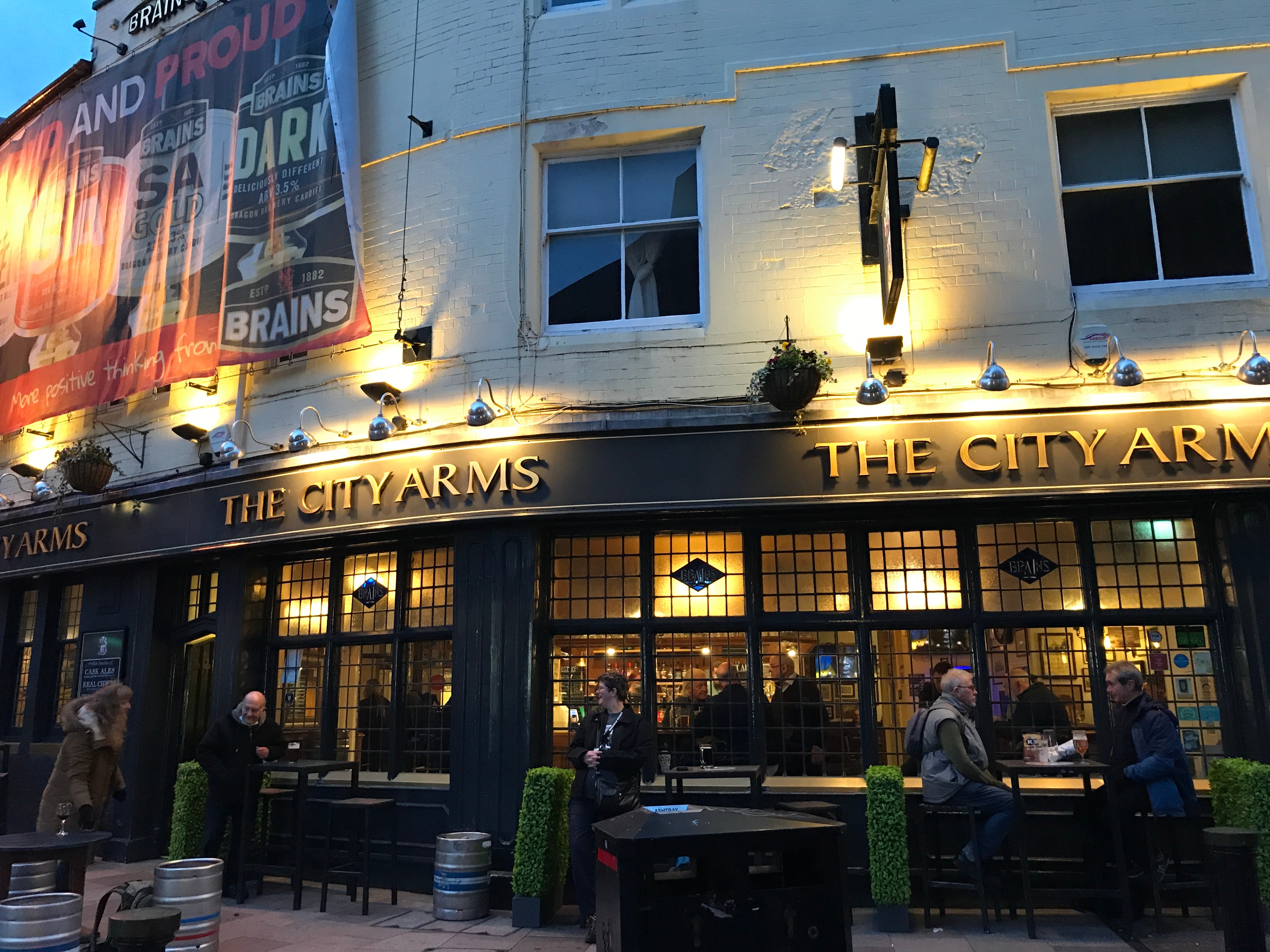 Last orders at the City Arms in Cardiff