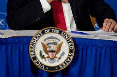 Pence comes to Georgia as calm before potential Trump storm