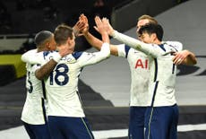 Kane hails Spurs team-mates after breaking north London derby record