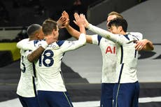 Kane hails Spurs team-mates after breaking north London derby record