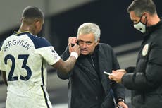 Mourinho insists Spurs can still ‘lose everywhere’ in Premier League