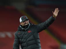 Klopp admits to ‘goosebumps’ as Liverpool fans return to Anfield