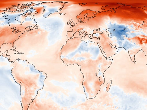 November was around to 0.8C above the standard 30-year reference period of 1981-2010