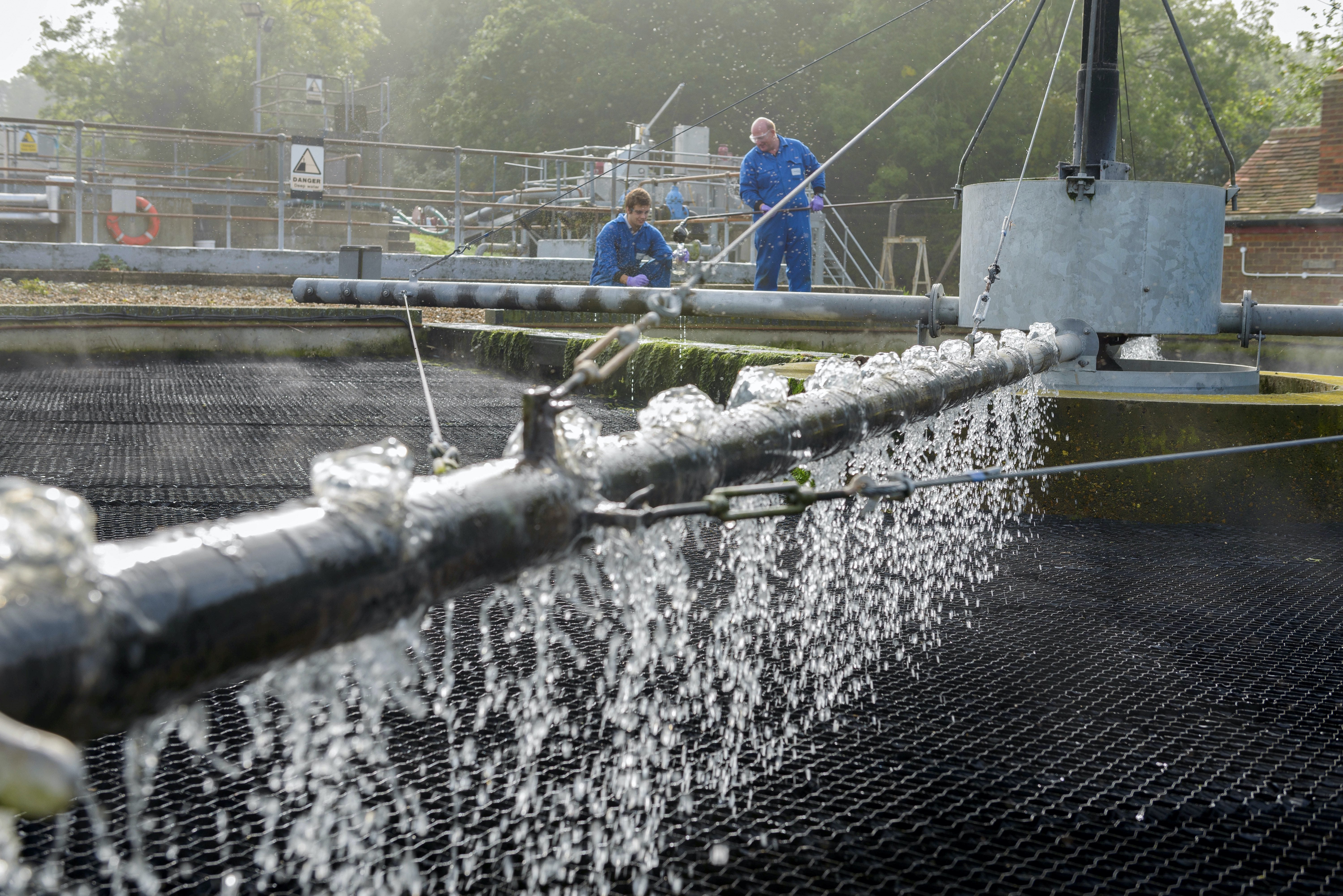 Pilot study at the Cranfield University wastewater treatment works