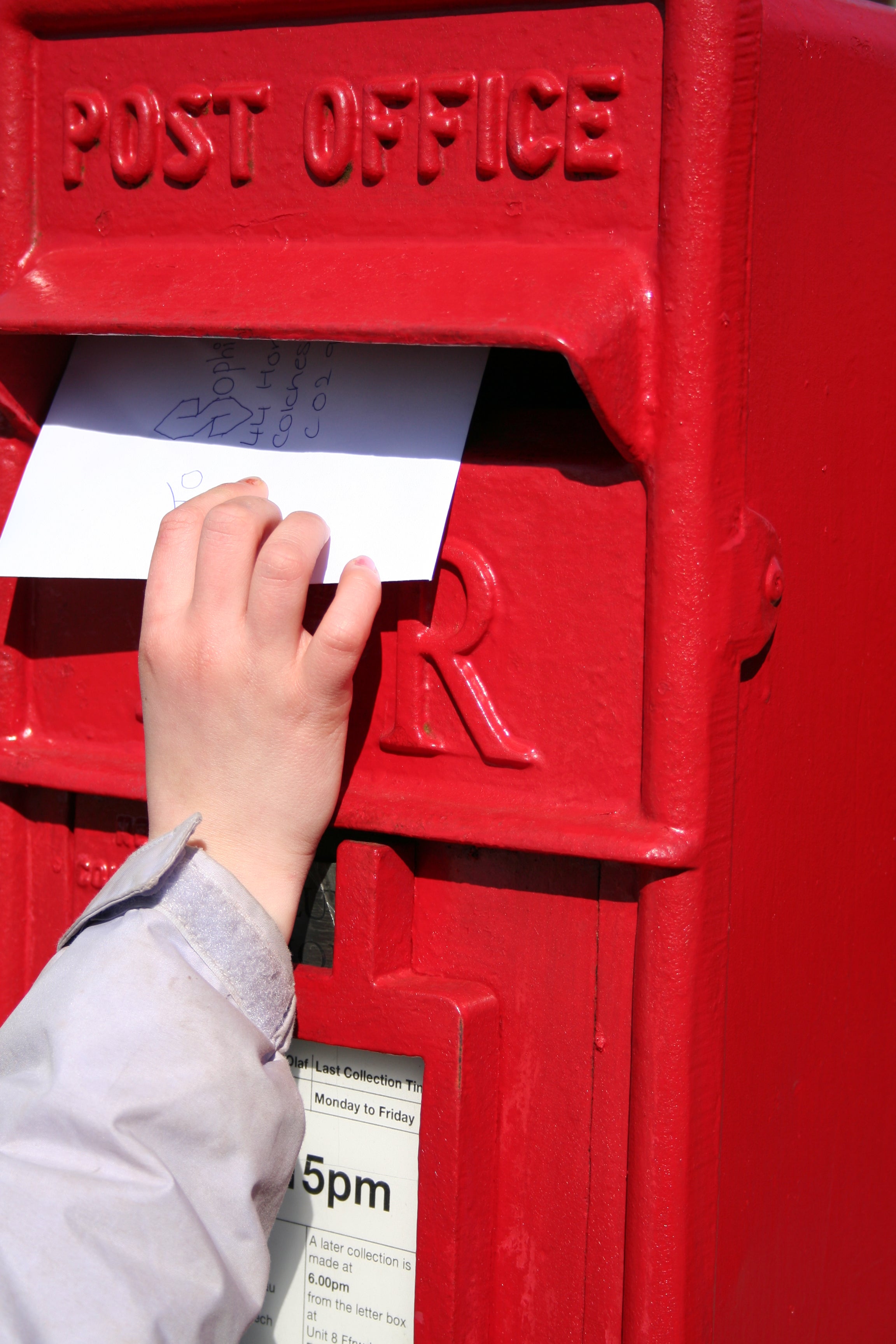 Send a message by snail mail