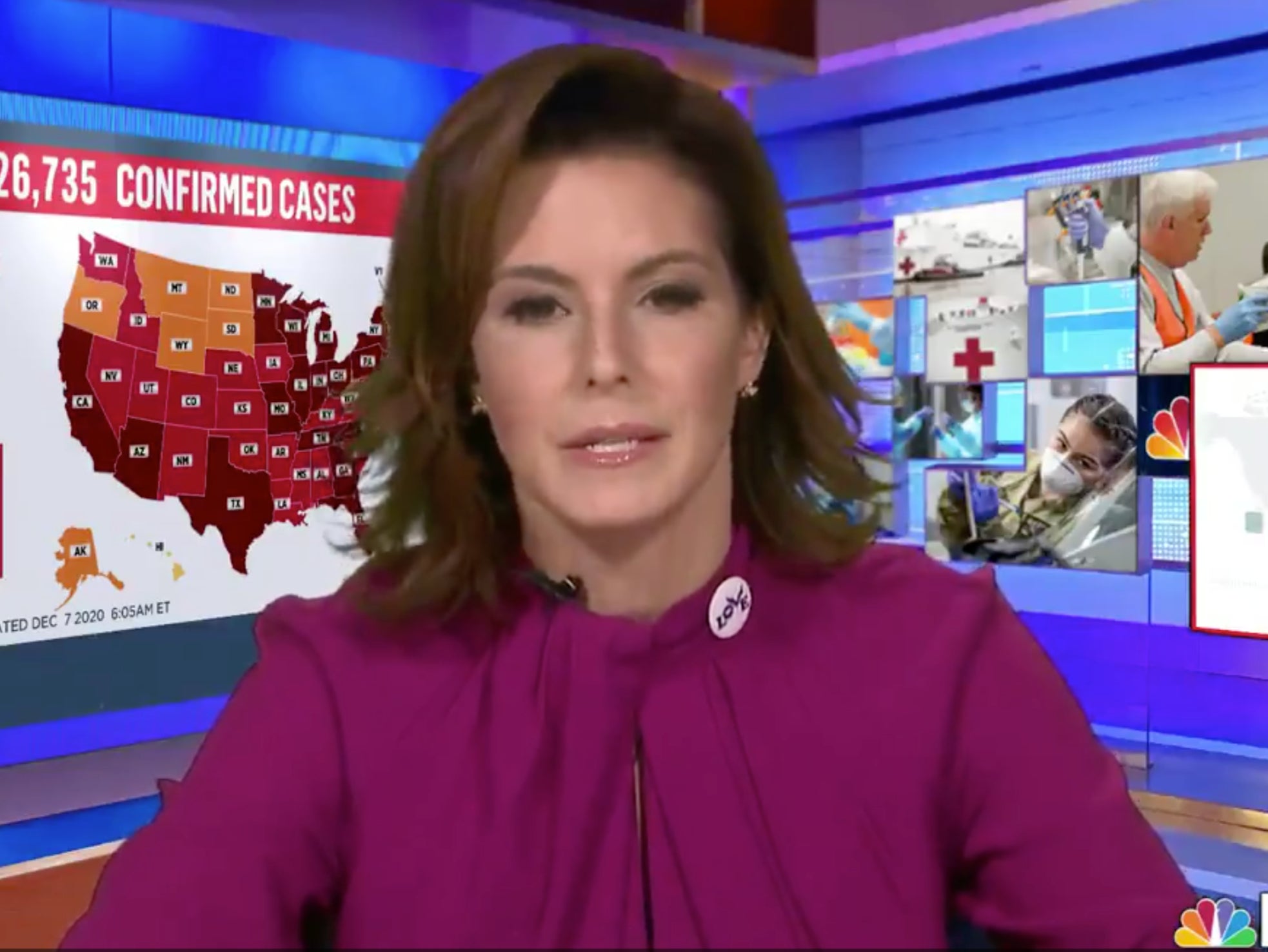 Stephanie Ruhle discussed her Covid-19 diagnosis on the air on Monday