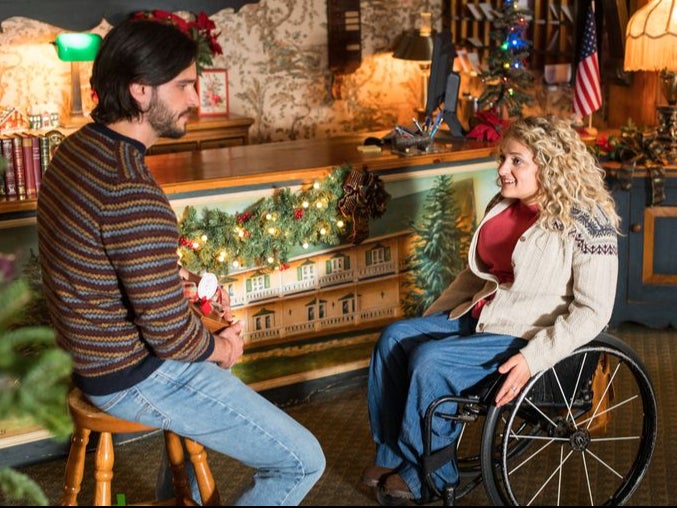 Daniel di Tomasso and Ali Stroker in ‘Christmas Ever After'