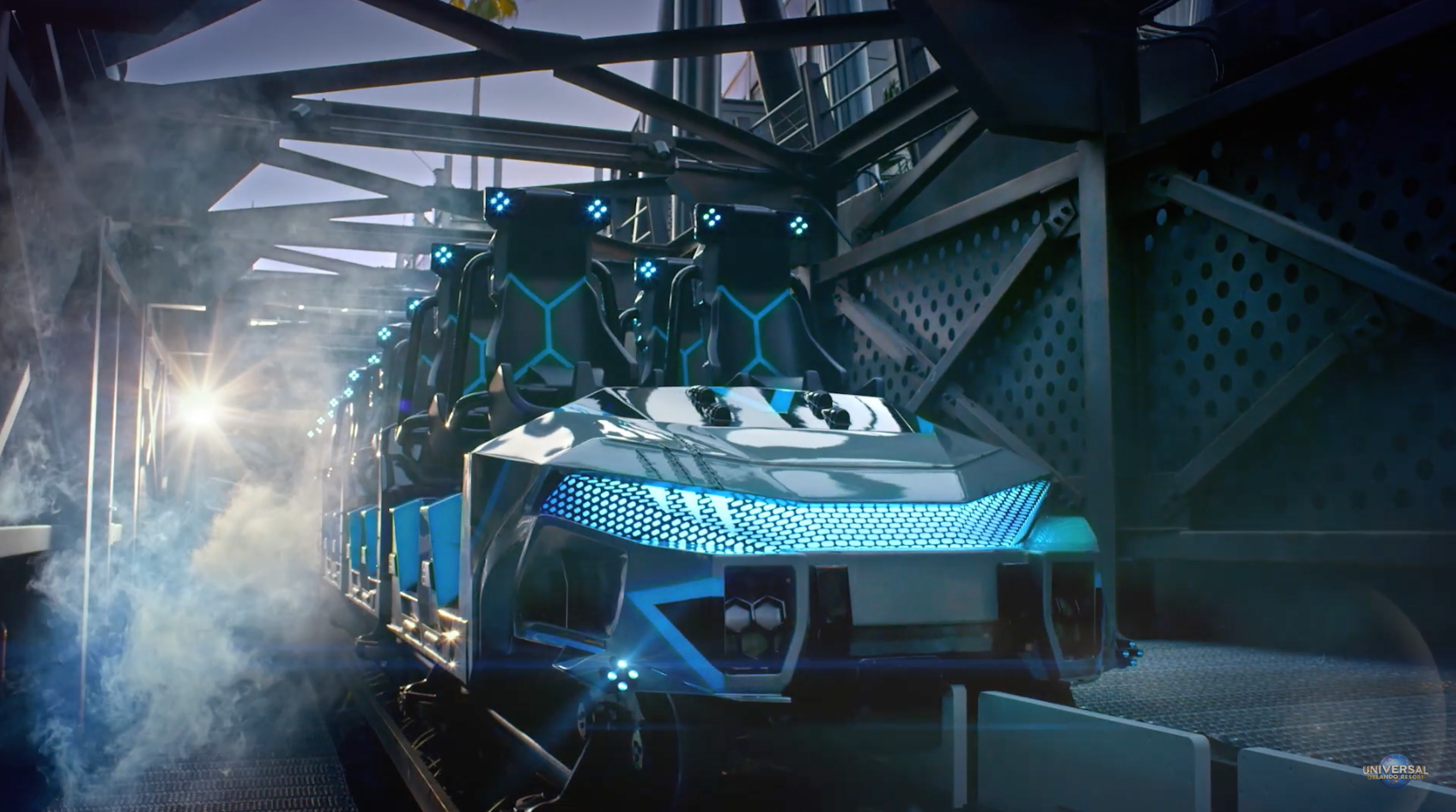 Universal Orlando shares first look at new VelociCoaster rollercoaster