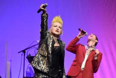 Stars join Cyndi Lauper's benefit concert for homeless youth