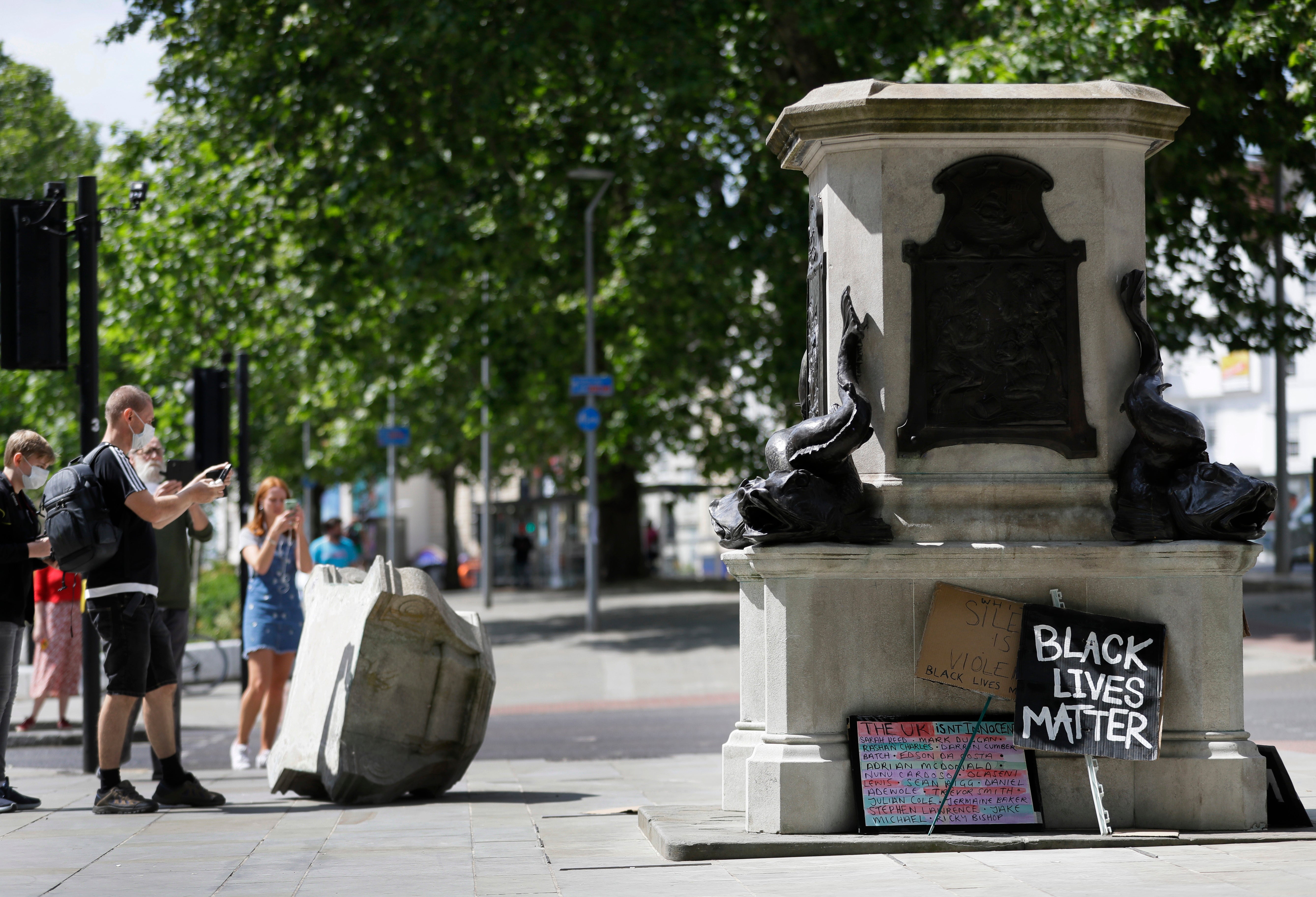 Racial Injustice Britain Statue