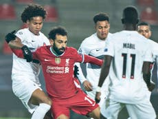 Liverpool youngsters denied by Midtjylland as Salah makes history