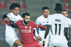 Liverpool youngsters denied by Midtjylland as Salah makes history