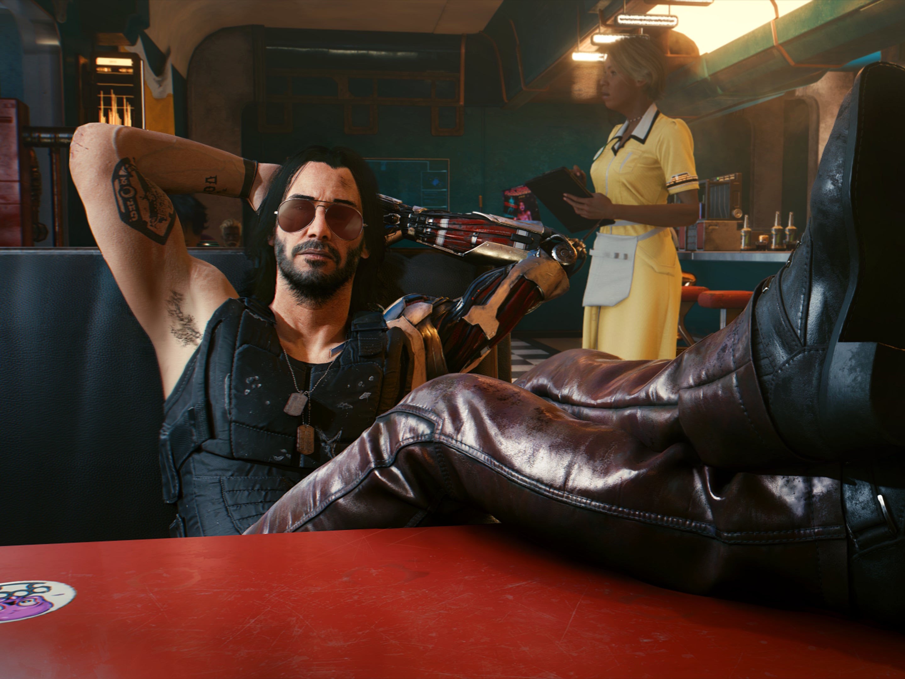 Keanu Reeves in Cyberpunk 2077