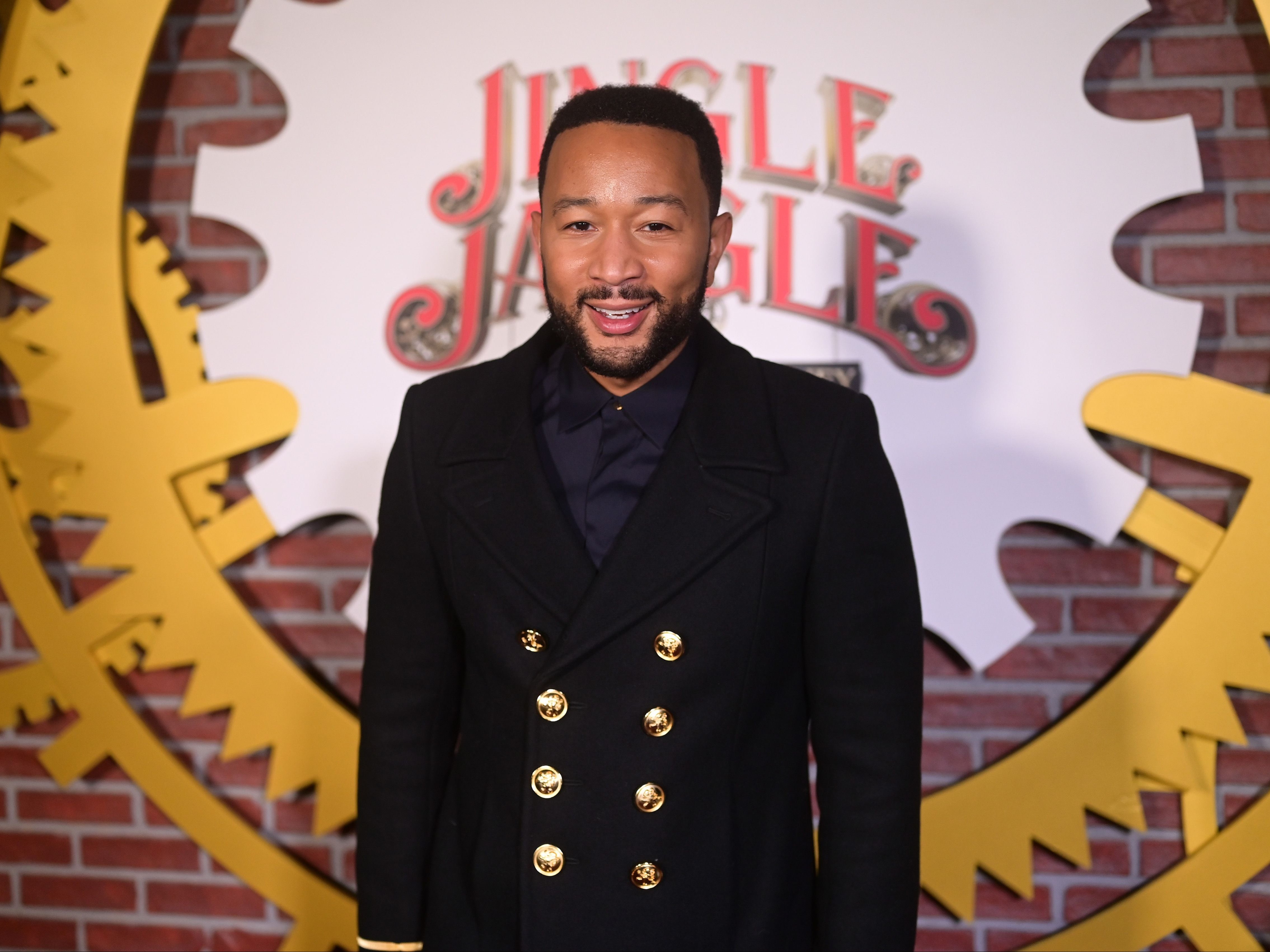 John Legend attends Netflix’s ‘Jingle Jangle: A Christmas Journey’ drive-in premiere on 13 November 2020 in Los Angeles, California