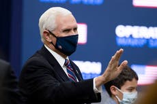 Mike Pence: US ‘Days away’ from ‘beginning of the end’ of pandemic