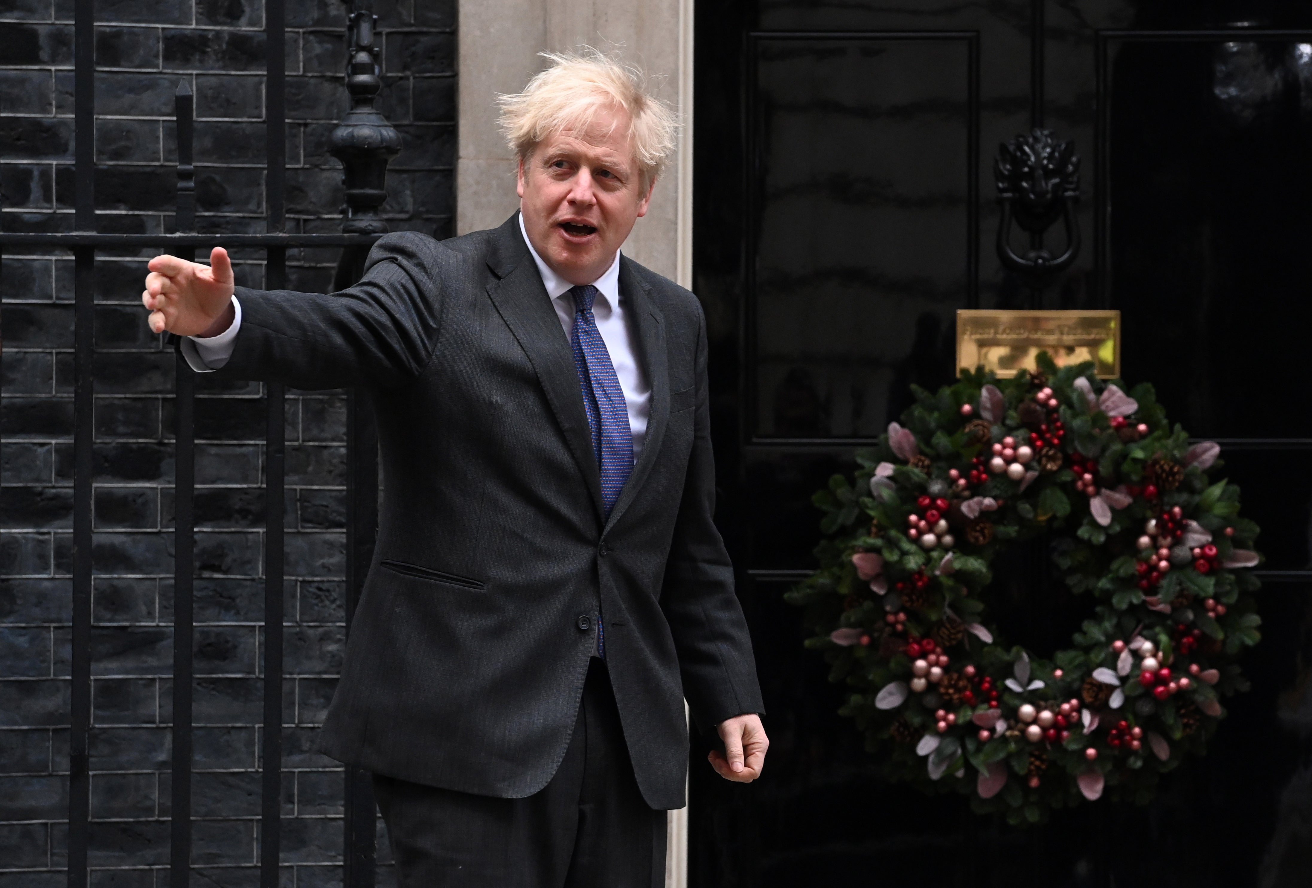 Boris Johnson in Downing Street