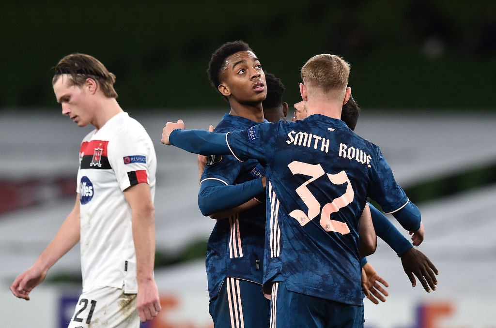 Arsenal celebrate