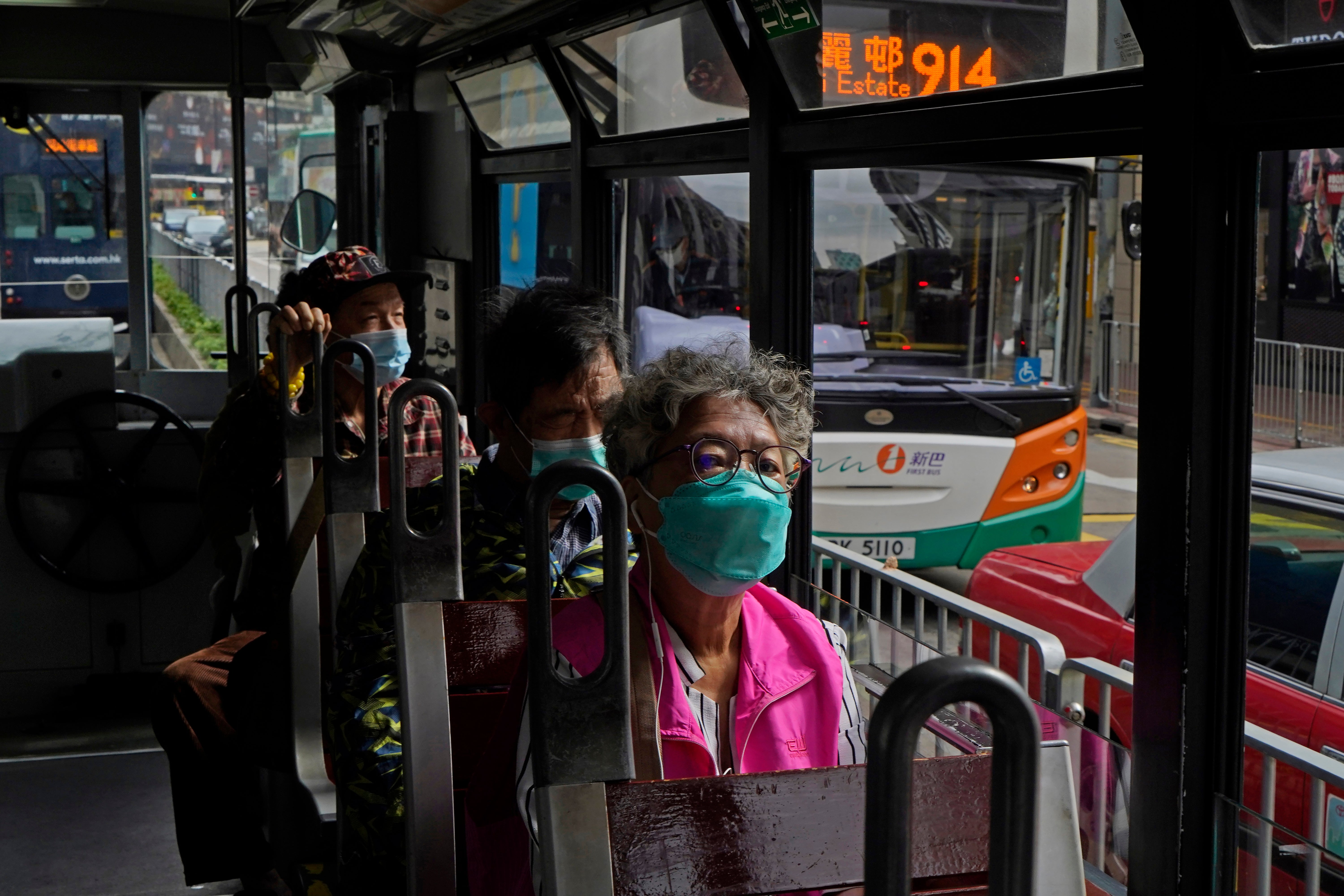 Virus Outbreak Hong Kong Daily LIfe