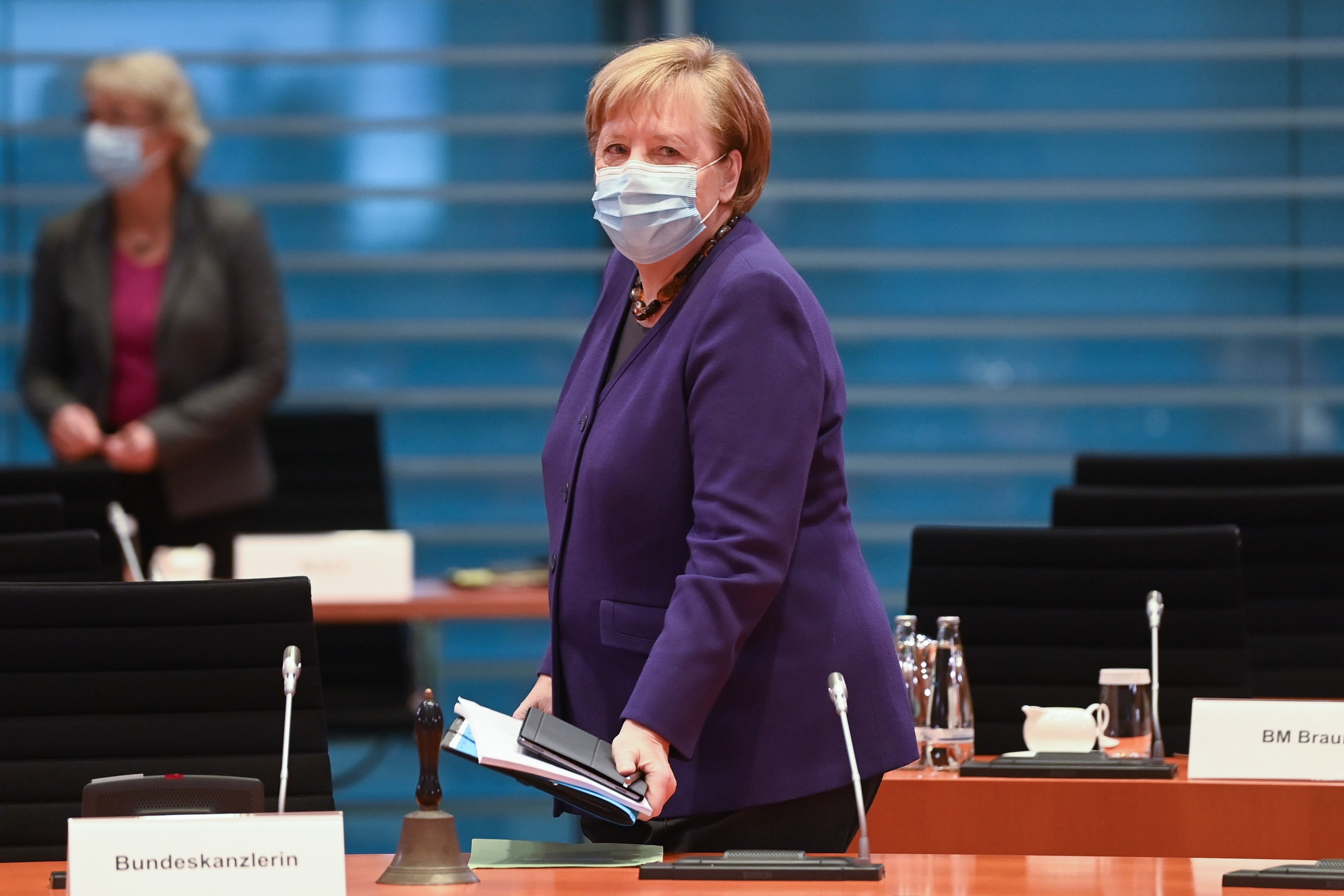 The German chancellor, Angela Merkel