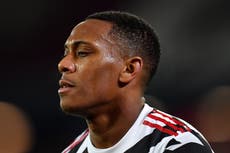 United offer injury update on Martial and Cavani ahead of derby