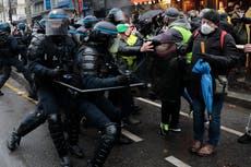 Dozens arrested at Paris protest over proposed security law
