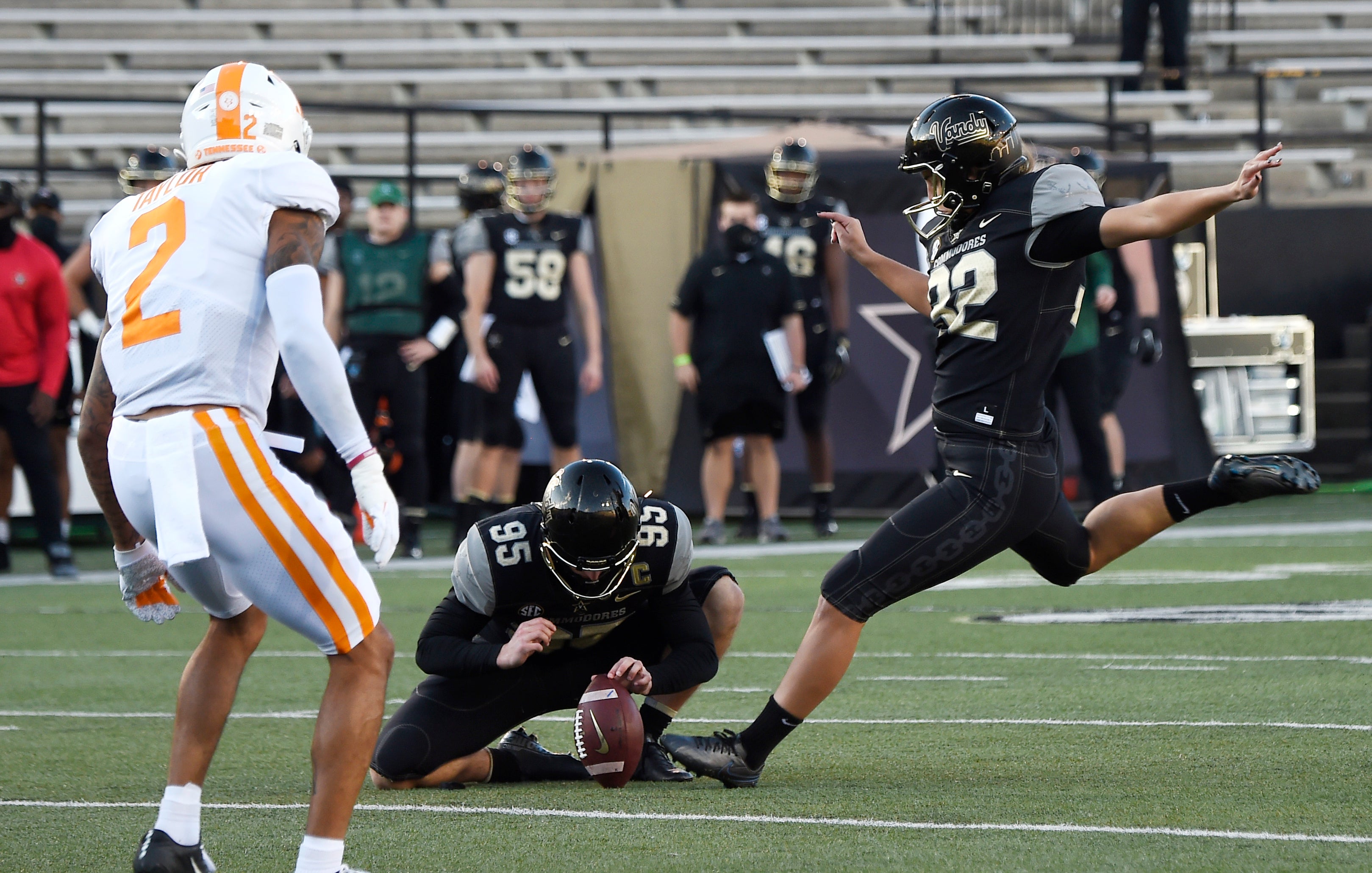 APTOPIX Tennessee Vanderbilt Football