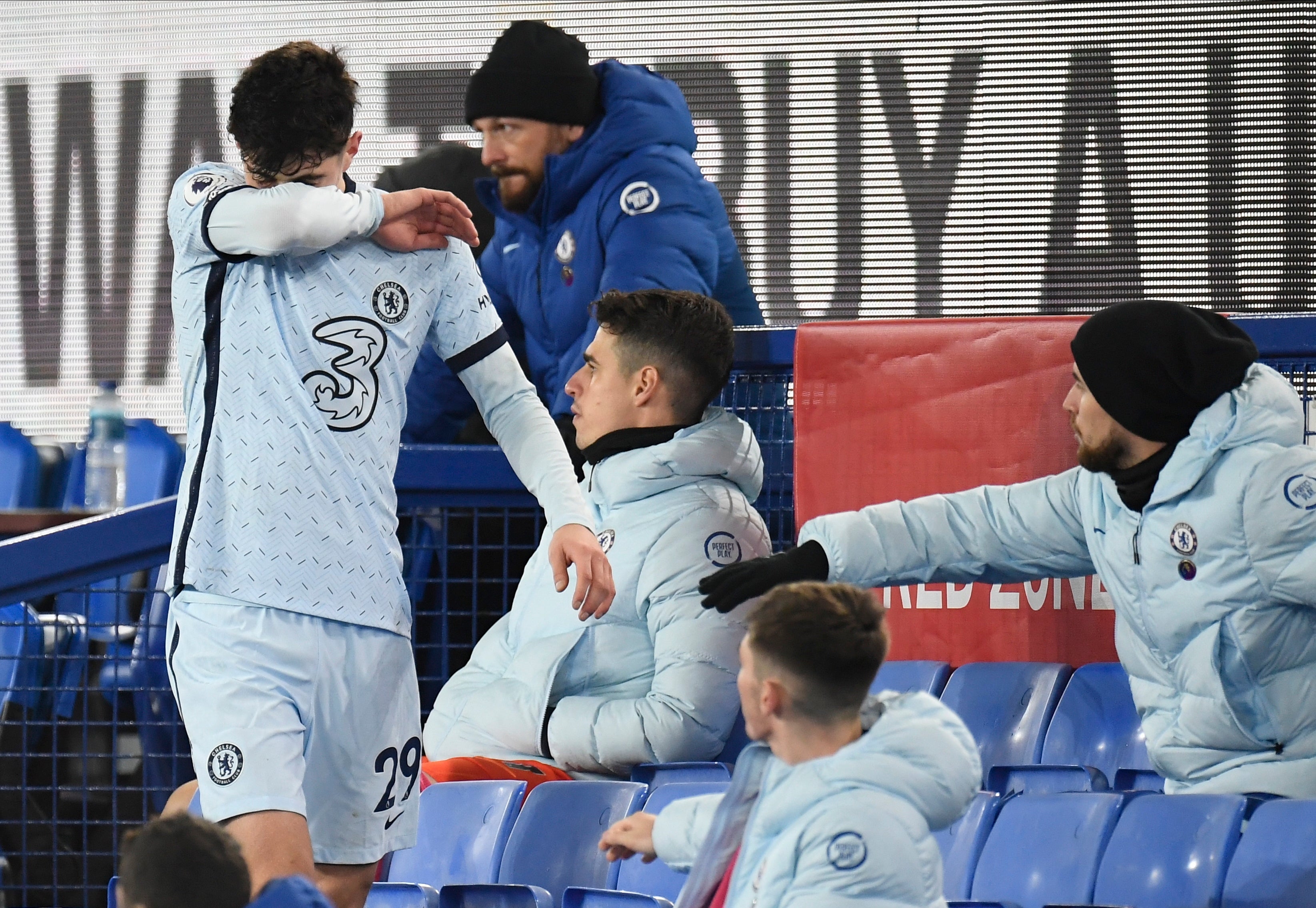 Kai Havertz was substituted for the fifth consecutive match as Chelsea lost to Everton