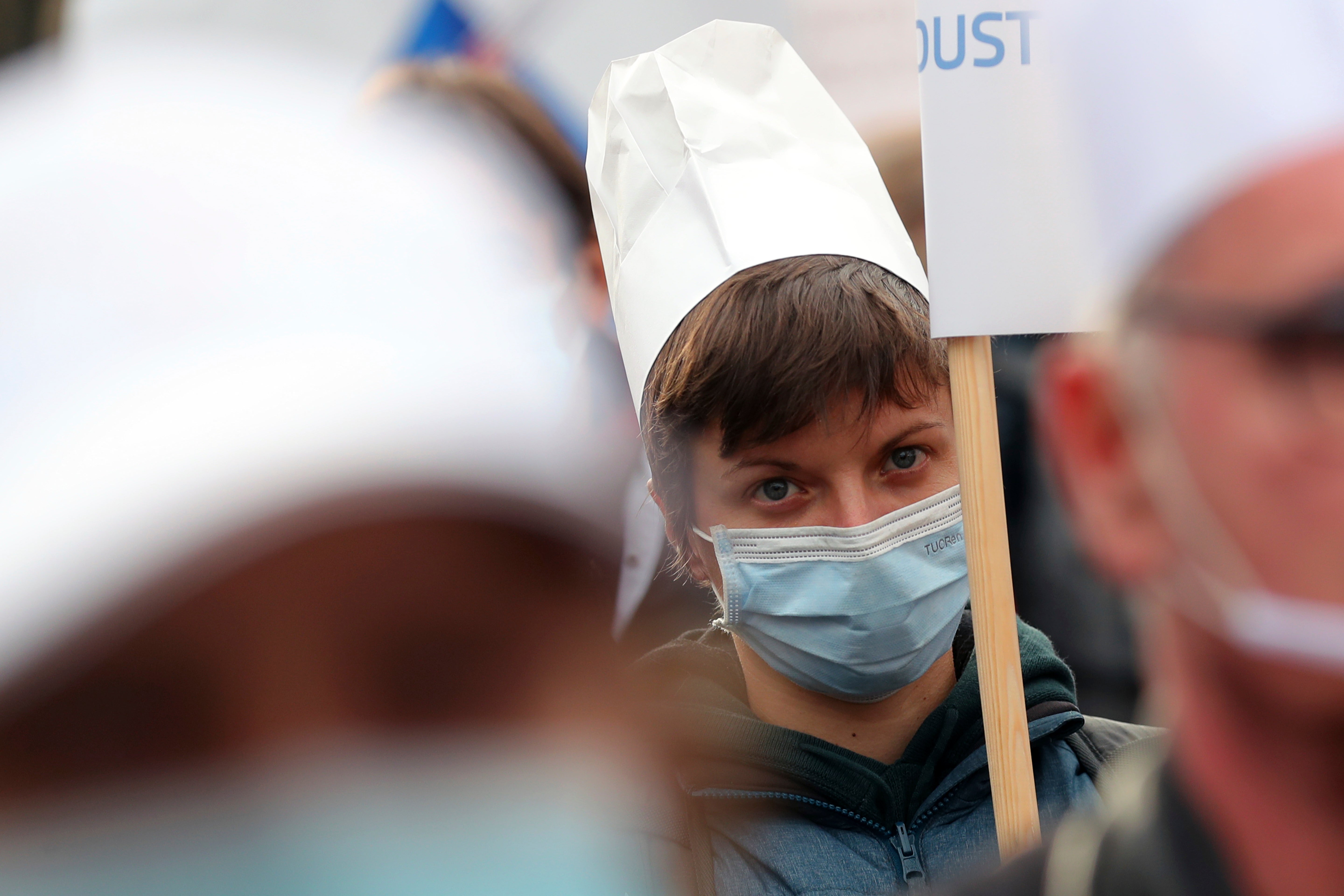 Virus Outbreak France Protests