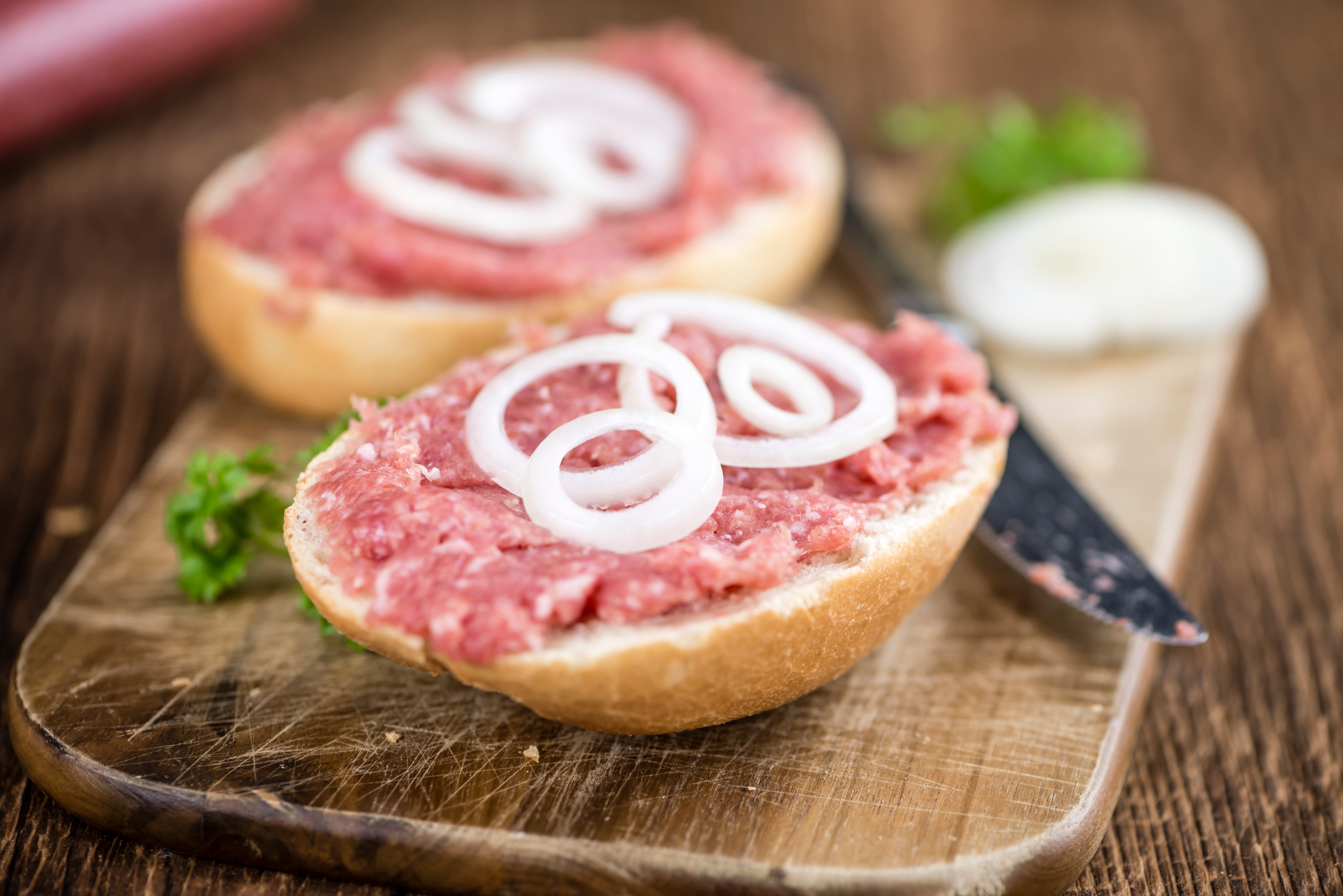 Wisconsin health department warns against eating raw meat sandwiches