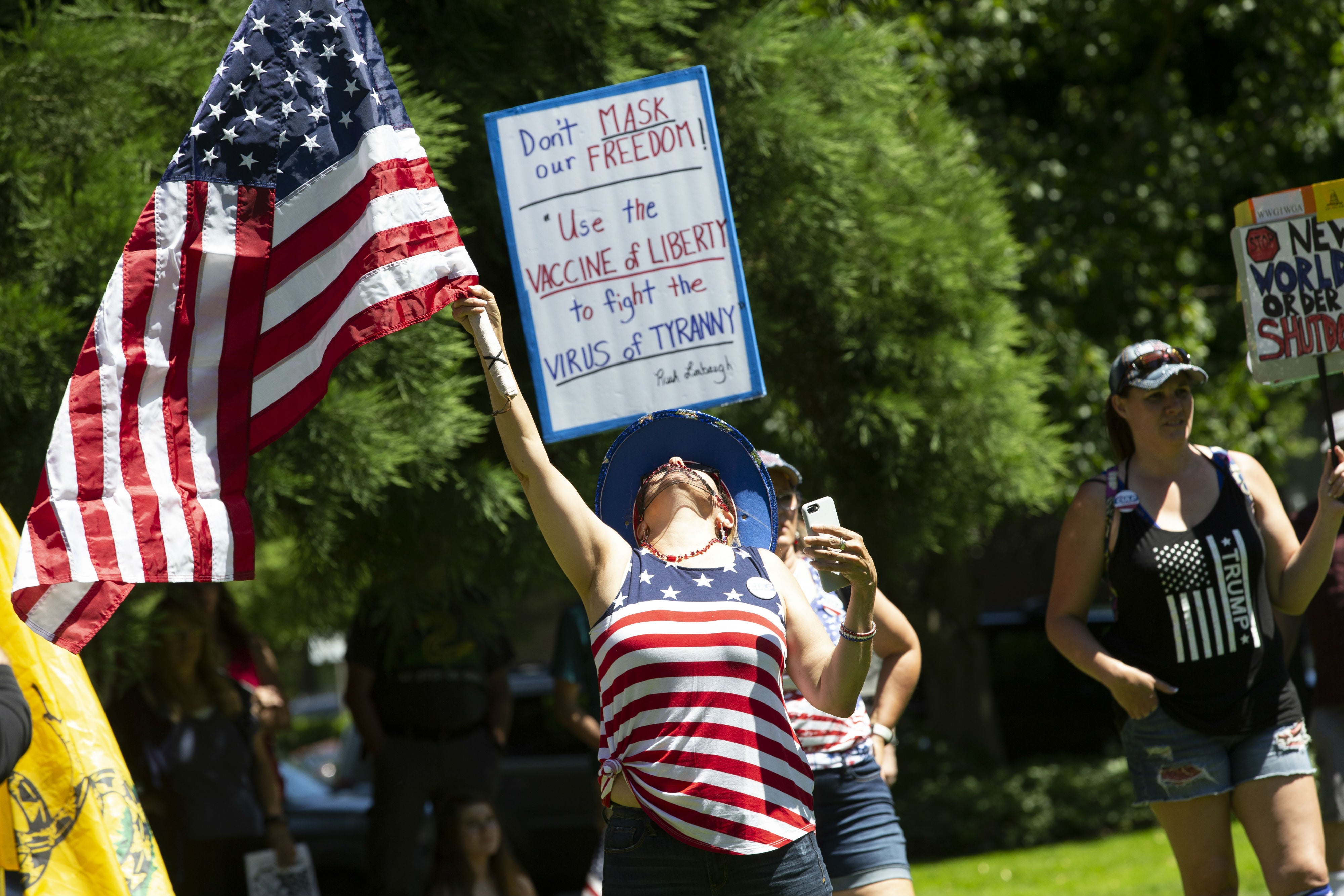 Protests for ‘medical freedom’ have taken place across Washington state