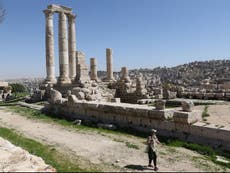 Roman baths and site uncovered in Amman