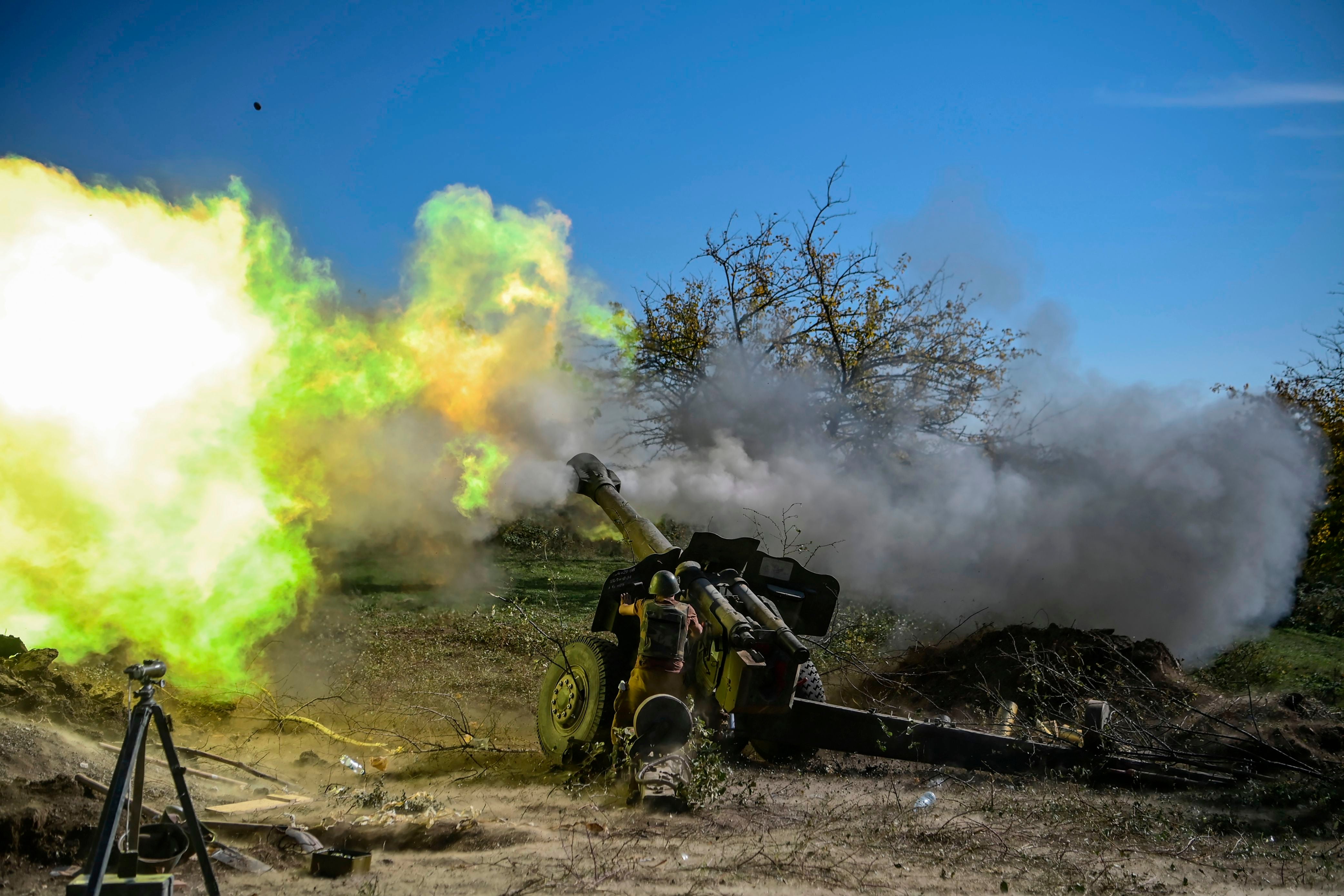 Fighting between Armenian and Azerbaijani forces in October&nbsp;