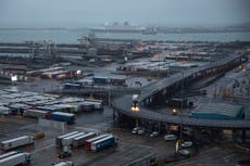 Brexit lorry park will not be ready in time as government blames rain