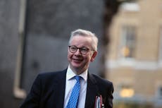 Brexit news – live: Gove insists UK will not break up as Eustice admits ‘devastating blow’ to shellfish trade