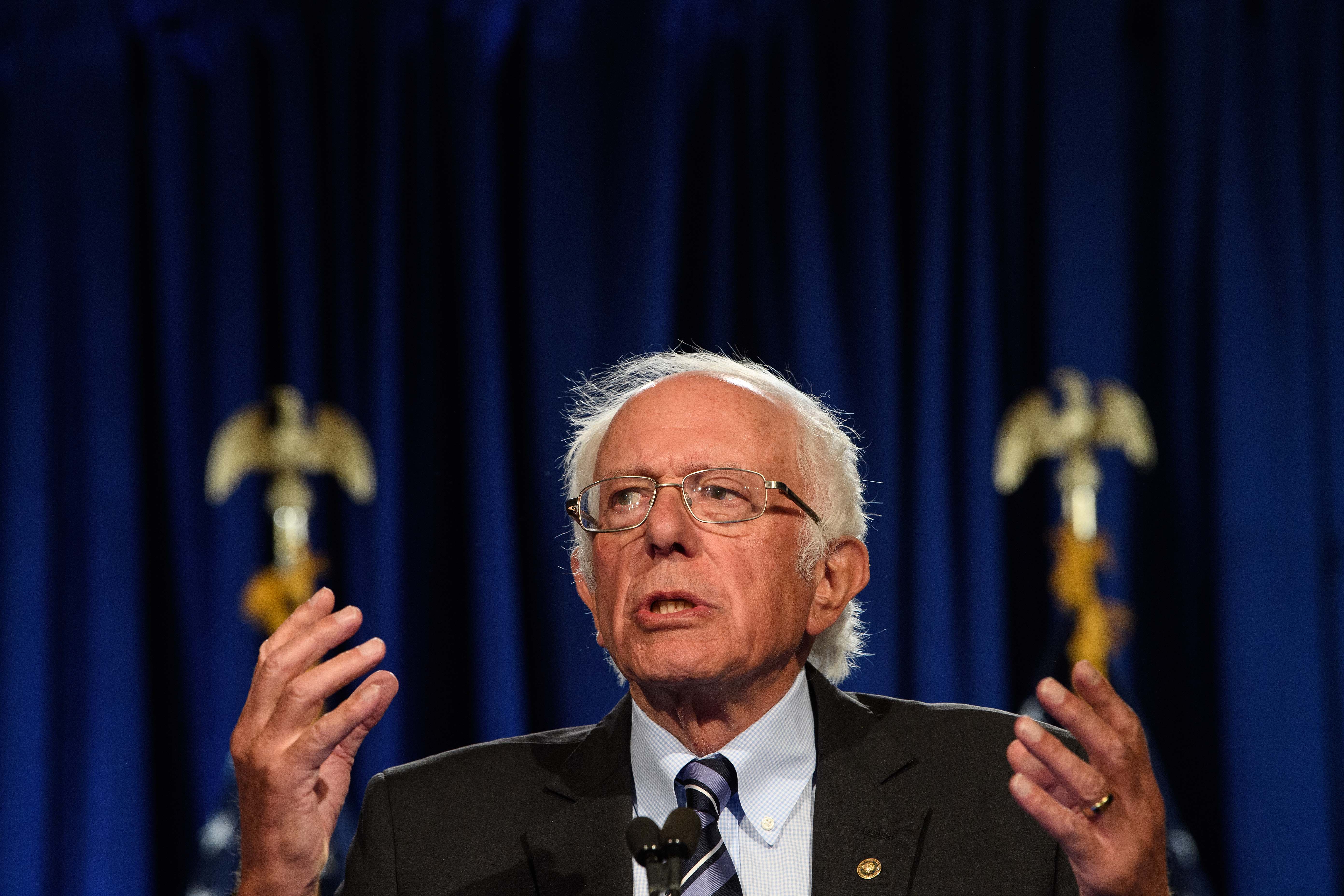 Bernie Sanders celebrated the Biden administration’s support for the temporary lifting of the patent on the coronavirus vaccine.