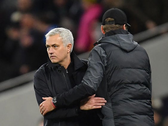 Jose Mourinho and Jurgen Klopp