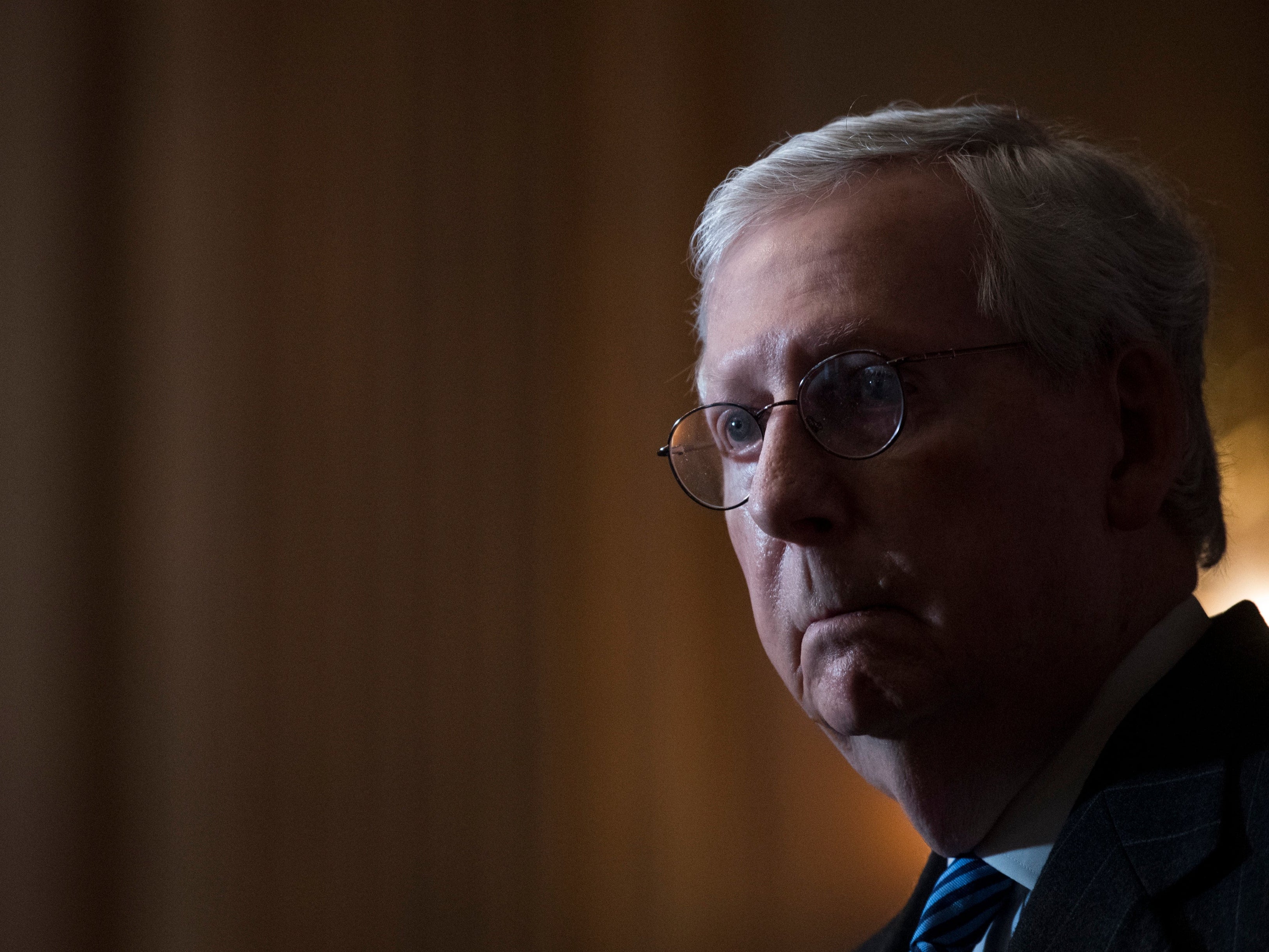 US Senate majority leader Mitch McConnell