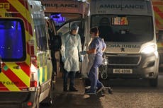 Patients treated in car parks as Northern Ireland hospitals fill up