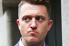 Tommy Robinson banned from all football matches for four years