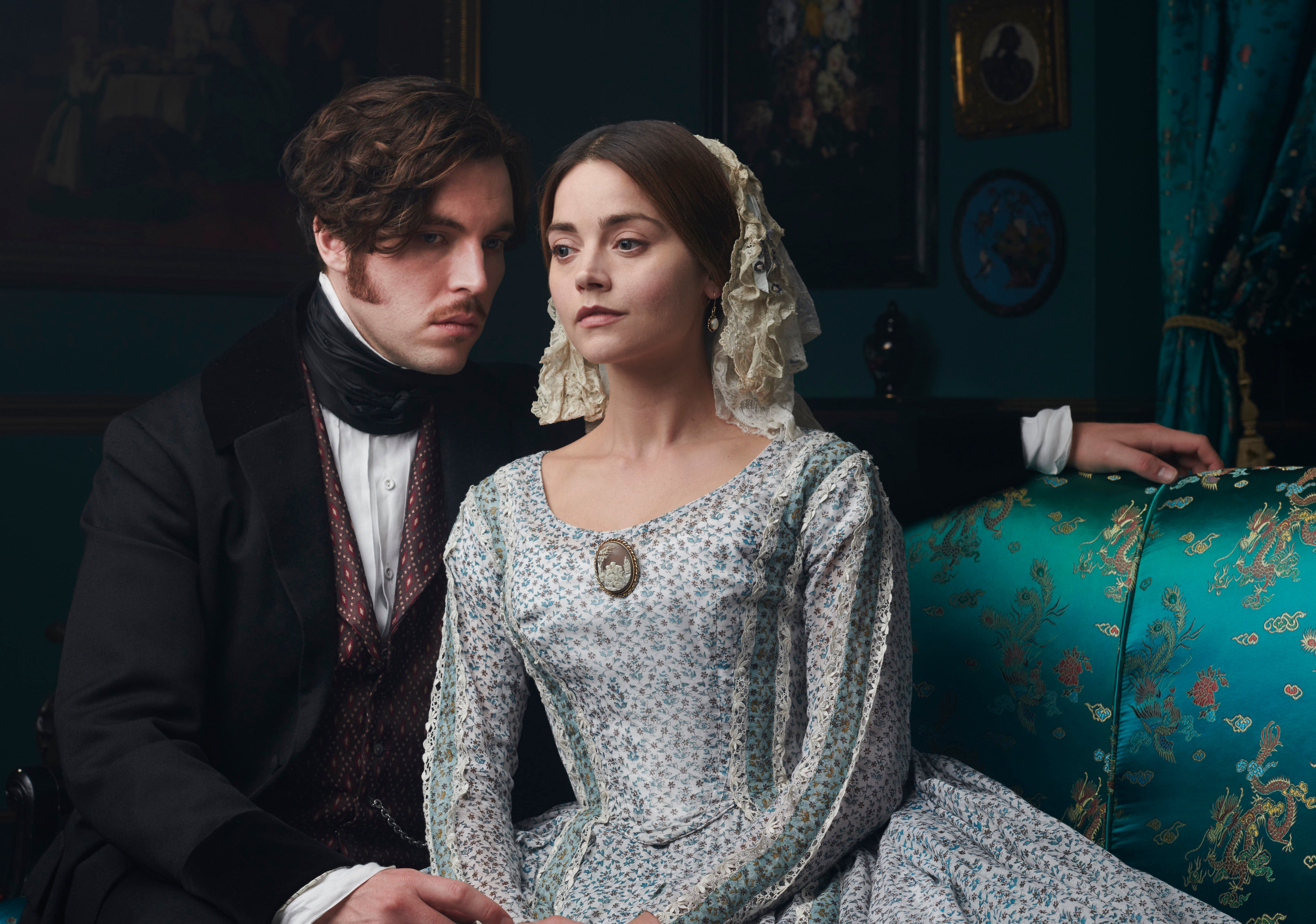 Jenna Coleman as Queen Victoria and Tom Hughes as Prince Albert in ITV’s ‘Victoria’