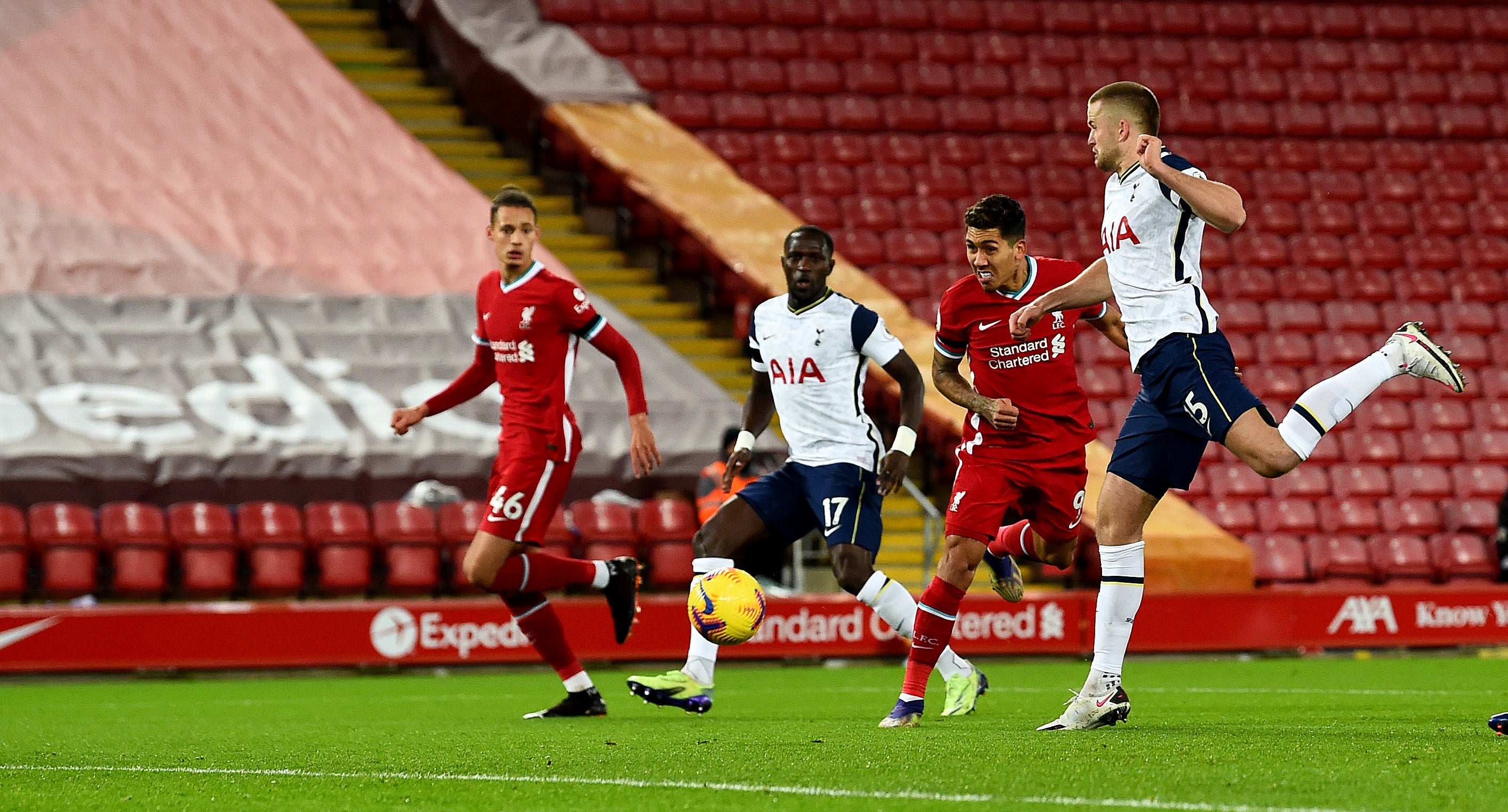 Firmino’s late header gives Liverpool crucial win over dogged Spurs